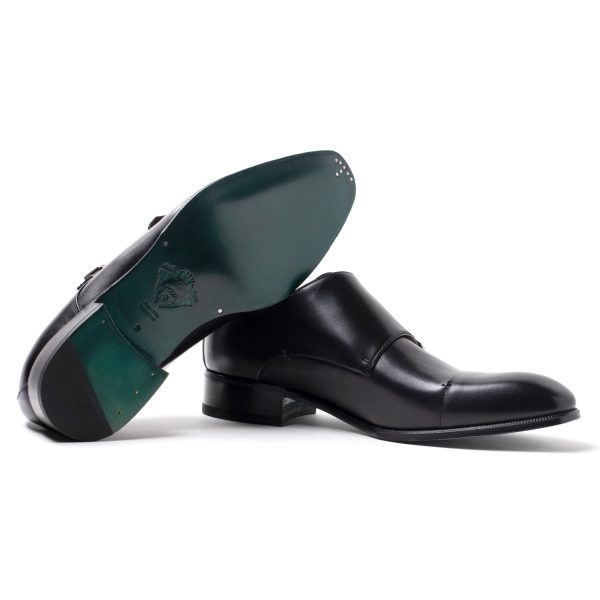 ELIOT Doppia Fibbia in Pelle nero - immagine 5