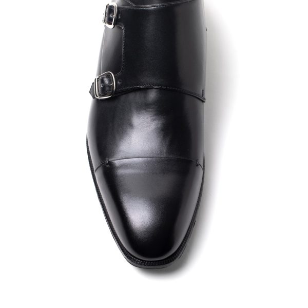 ELIOT Doppia Fibbia in Pelle nero - immagine 3