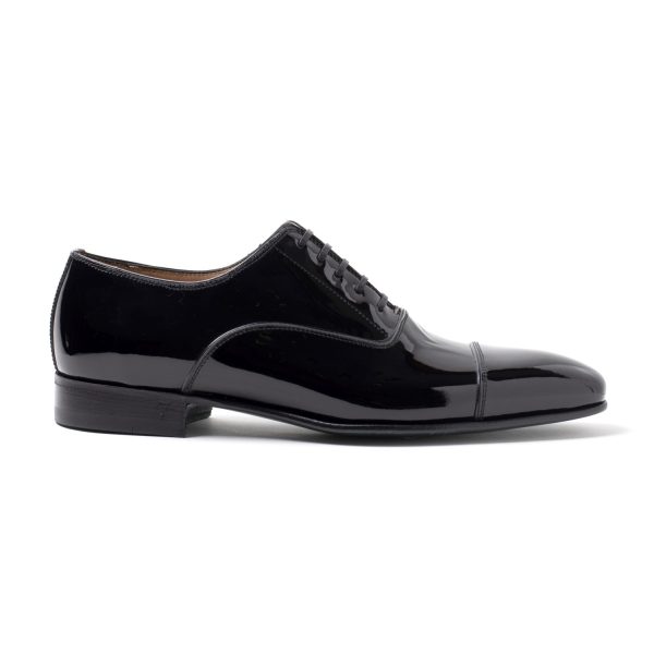 HENRIK Stringate in Vernice nero