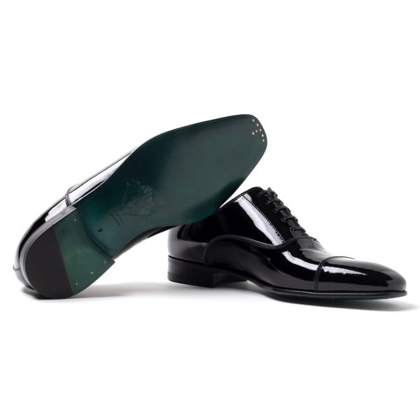 HENRIK Stringate in Vernice nero - immagine 5