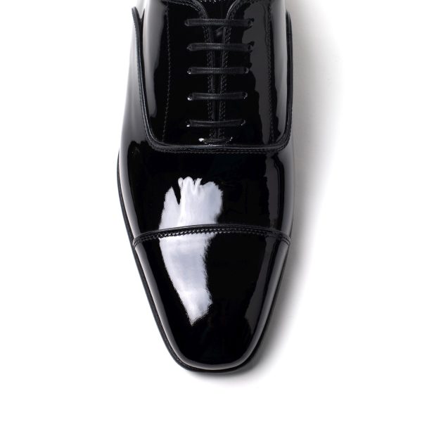 HENRIK Stringate in Vernice nero - immagine 3