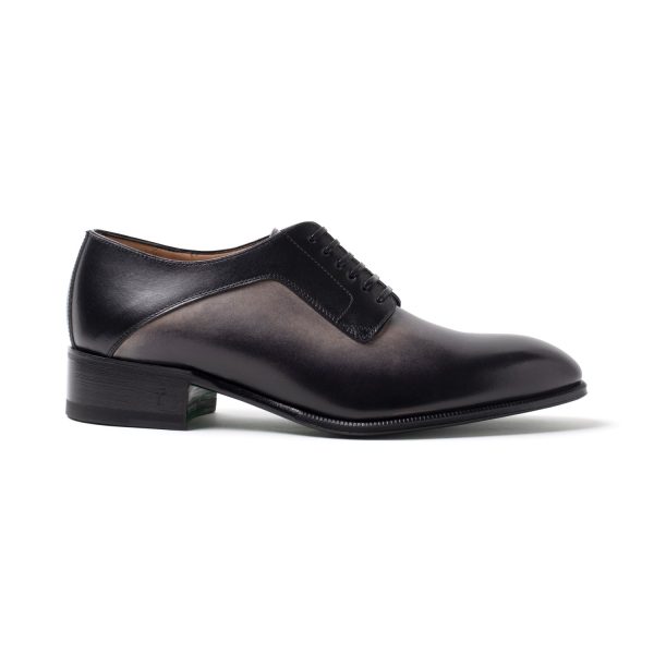 JILL stringate in pelle nero degradè
