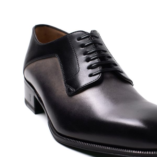 JILL stringate in pelle nero degradè - immagine 4