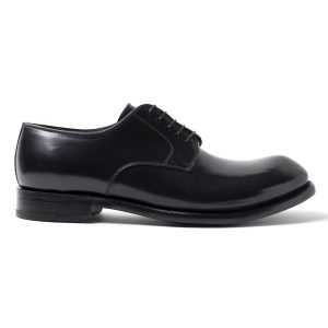 GP13 stringate in Pelle Shell Cordovan nero