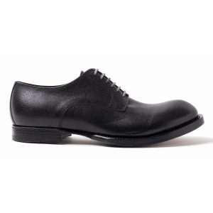 GP12 stringate in Pelle di Cammello nero