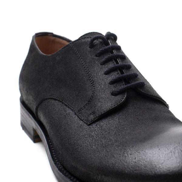 GP11 stringate in pelle di cammello nero - immagine 4