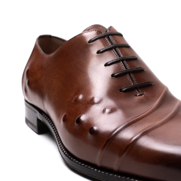 OMOVALLEY Stringate in Pelle cognac - immagine 5