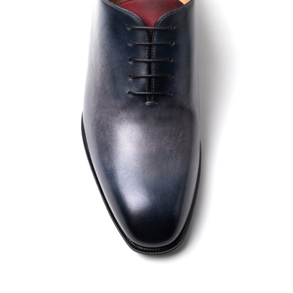 TULIP stringate in pelle blu, rosso degradé - immagine 3