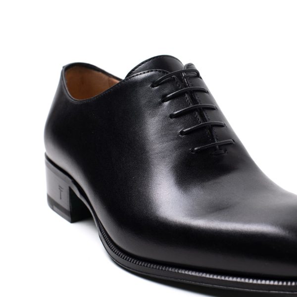 TULIP stringate in pelle nero - immagine 4