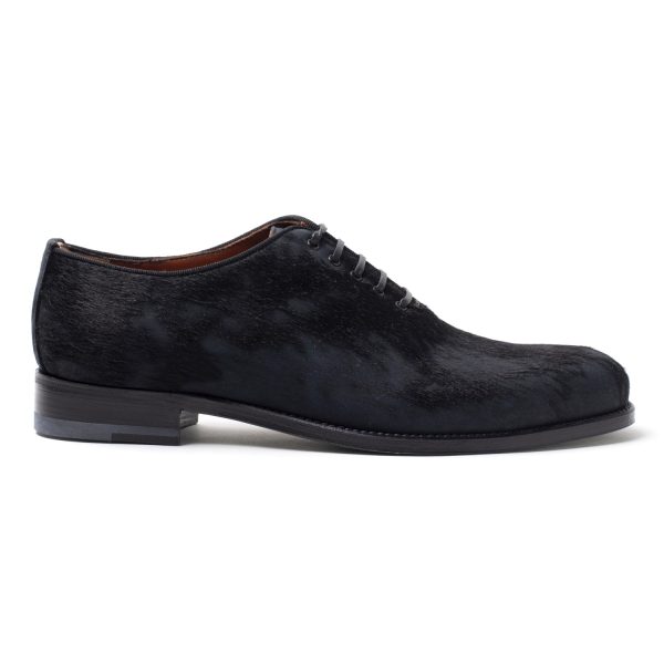 ROULIN stringate in pelle nero