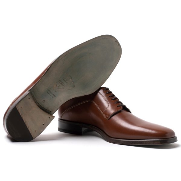 WIDU Stringate in Pelle cognac - immagine 5