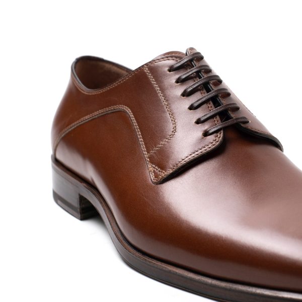 WIDU Stringate in Pelle cognac - immagine 4