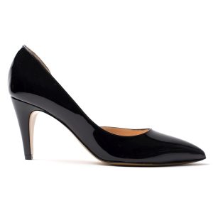 ROSHA Décolleté d’Orsey in vernice nero