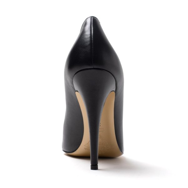 CHIONE Décolleté in pelle nero - immagine 5