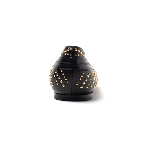 SHAPE Ballerine in Pelle con Borchie nero - immagine 6