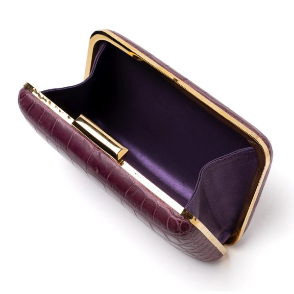 YUAN Borsa clutch viola - immagine 3